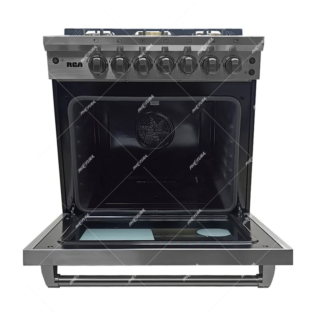 RCA ICON Estufa a Gas de Acero Inoxidable | Convección | Enc. Eléctrico | 36" | 5 Quemadores