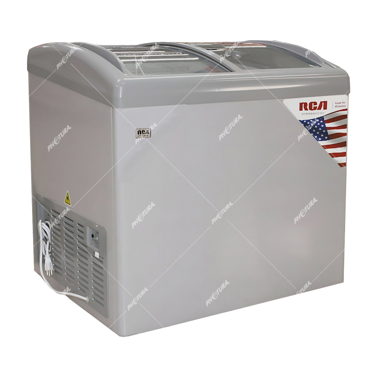 RCA Congelador Comercial Horizontal de 12p3 | Gris Claro