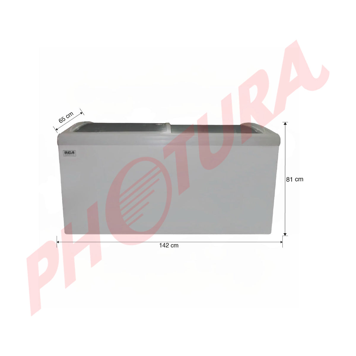 RCA Congelador Comercial Horizontal de 16p3 | Gris Claro