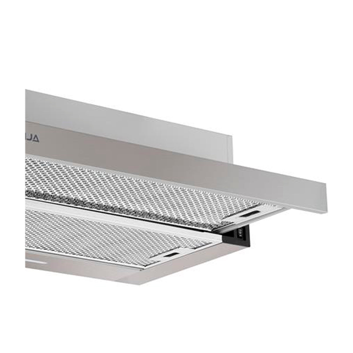 Drija Retráctil 90 Acero Extractor de Grasa Empotrable | Tipo Compacto | 2 Velocidades | 1 Filtro de Carbón | 2 Filtros de Aluminio | 270m3/H