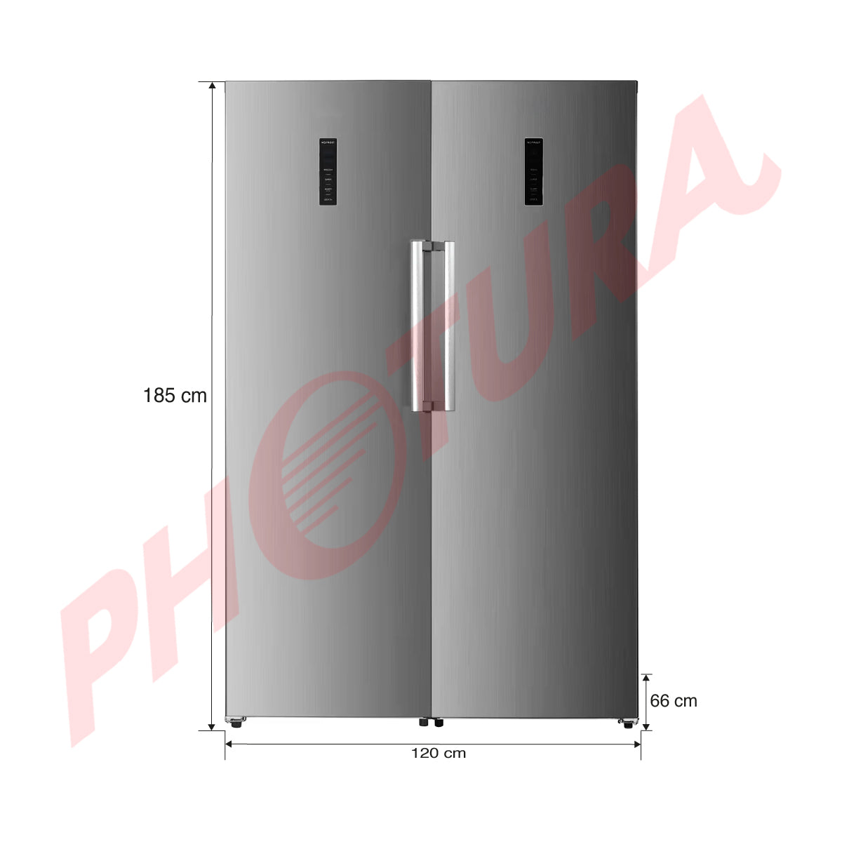 Sankey Bundle Refrigeradora y Congelador Inverter | Enfriamiento Supremo | Descongelación Automática | 22.32p3