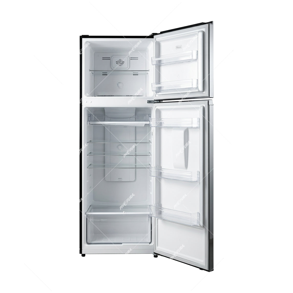 Sankey Refrigeradora Top Freezer Inverter | Enfriamiento Supremo | Descongelación Automática | Dispensador de Agua | 15.75p3 | Negro