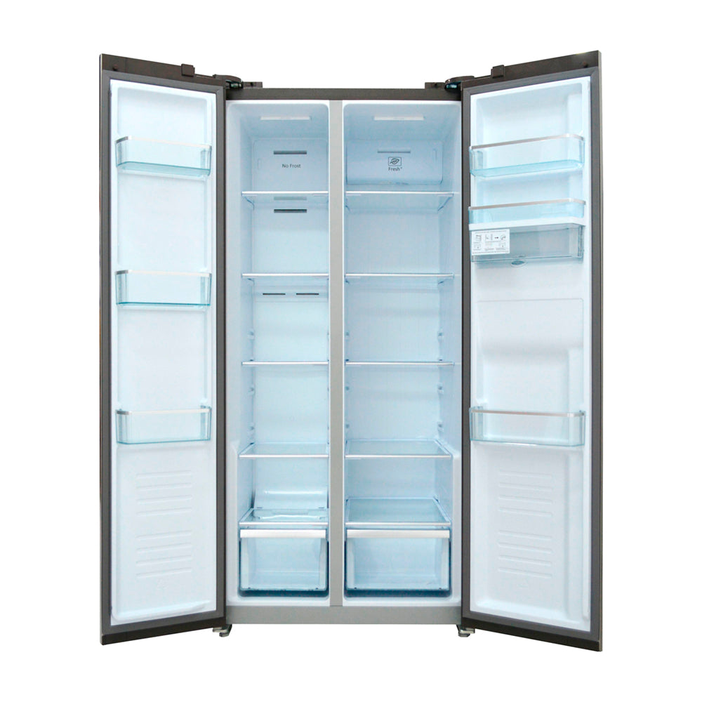Sankey Refrigeradora Side by Side Inverter | Enfriamiento Supremo | Descongelación Automática | Dispensador de Agua | 15.36p3 | Negro