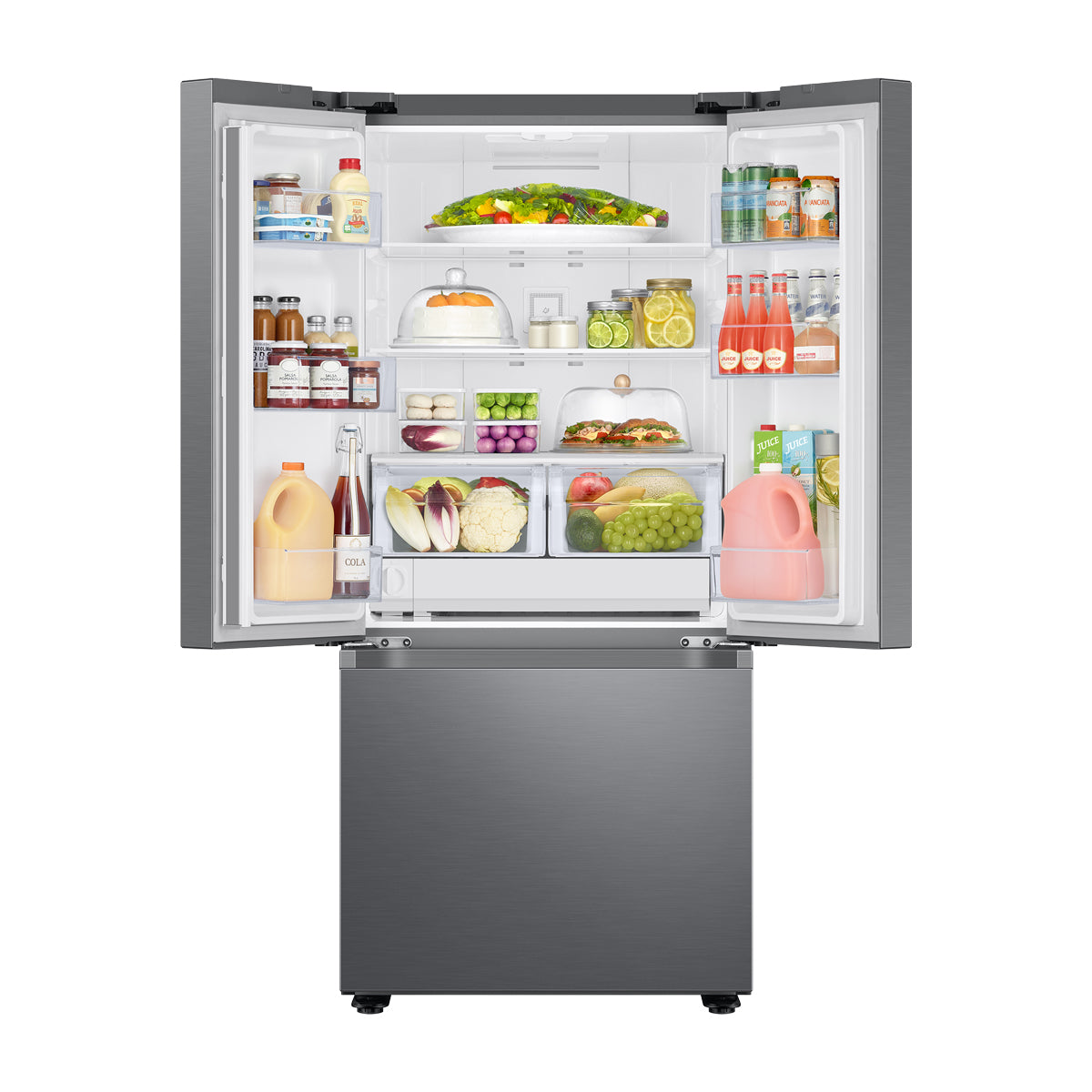Samsung Refrigeradora French Door Digital Inverter de 3 Puertas | All-Around Cooling | SpaceMax | Dispensador de Agua | 22p3