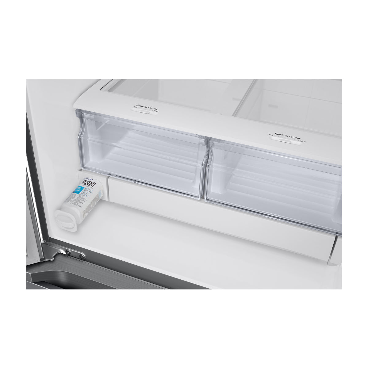 Samsung Refrigeradora French Door Digital Inverter de 3 Puertas | All-Around Cooling | SpaceMax | Dispensador de Agua | 22p3