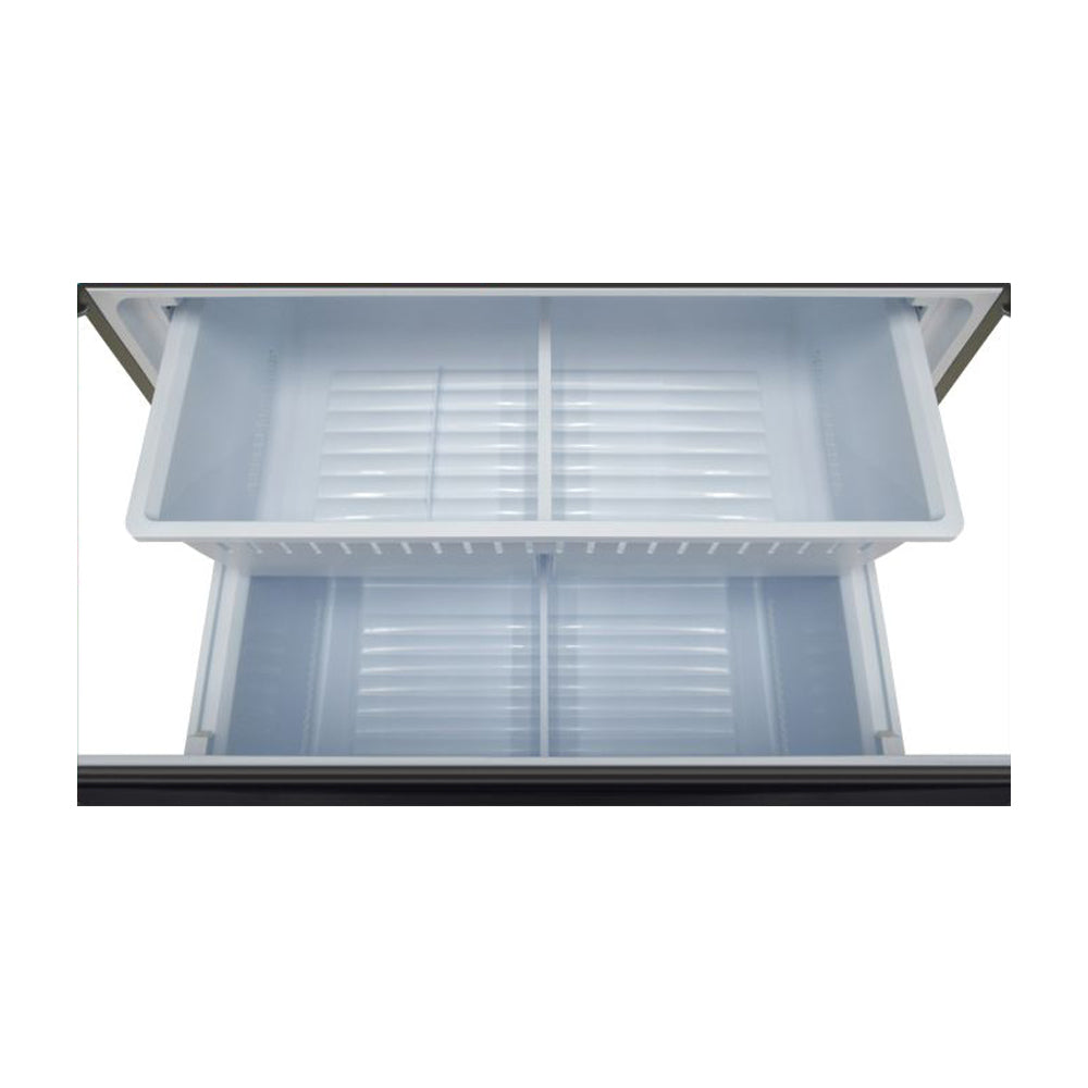 Sankey Refrigeradora French Door Inverter de 3 Puertas | Enfriamiento Supremo | Descongelación Automática | 20.34p3 | Negro