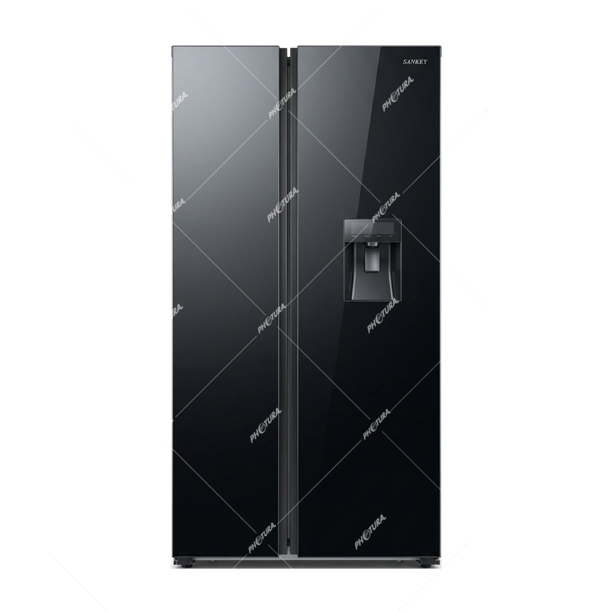 Sankey Refrigeradora Side by Side Inverter | Enfriamiento Supremo | Descongelación Automática | Dispensador de Agua | 21.68p3 | Mirror