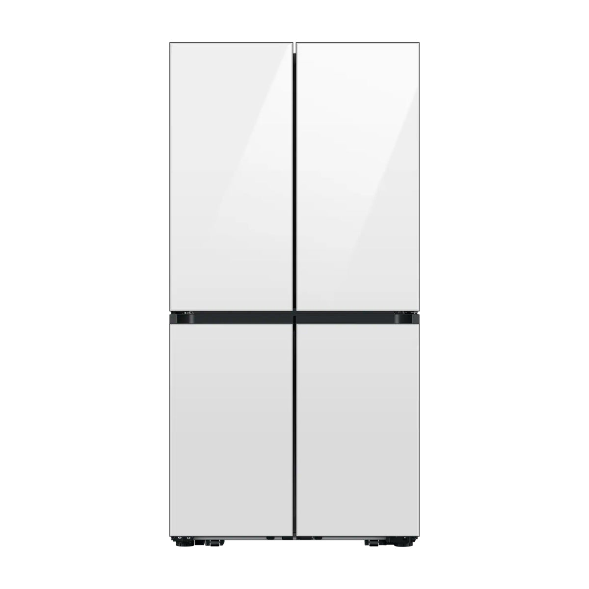 Samsung BESPOKE Refrigeradora Cross Door de 4 Puertas Inverter | Metal Cooling | Triple Cooling | Dual Ice Maker | Beverage Center | 28.95p3 | Clean White