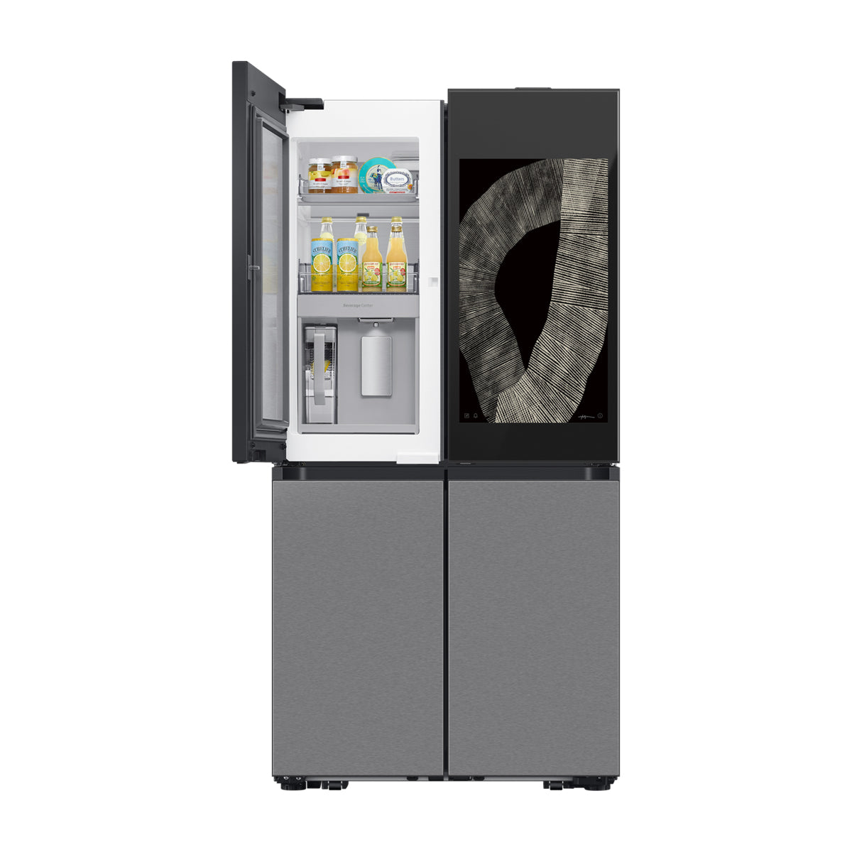 Samsung BESPOKE Refrigeradora Cross Door de 4 Puertas Digital Inverter | Family Hub | Triple Cooling | Dual Ice Maker | Beverage Center | 28.60p3