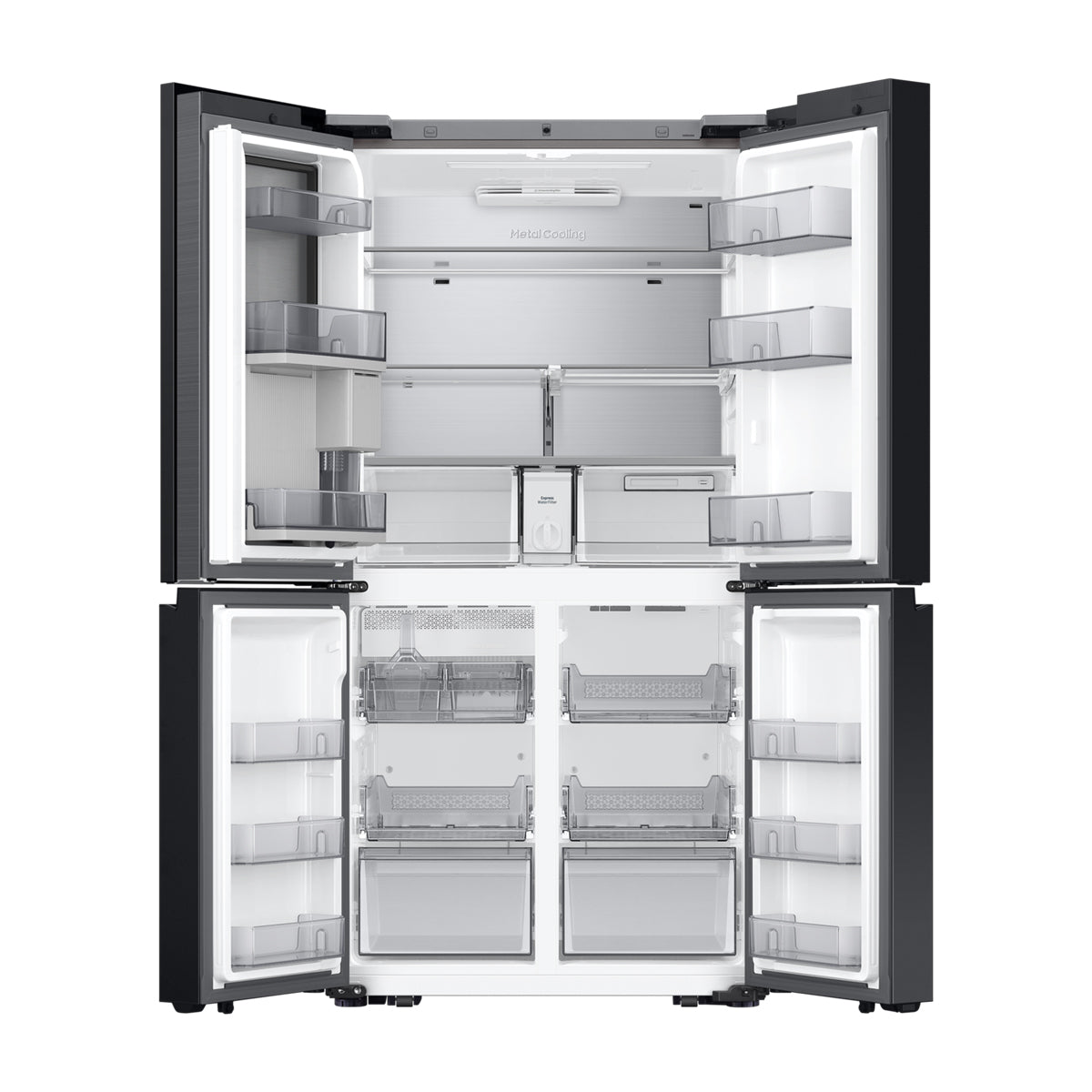 Samsung BESPOKE Refrigeradora Cross Door de 4 Puertas Digital Inverter | Family Hub | Triple Cooling | Dual Ice Maker | Beverage Center | 28.60p3