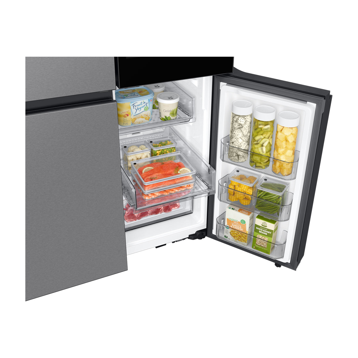 Samsung BESPOKE Refrigeradora Cross Door de 4 Puertas Digital Inverter | Family Hub | Triple Cooling | Dual Ice Maker | Beverage Center | 28.60p3