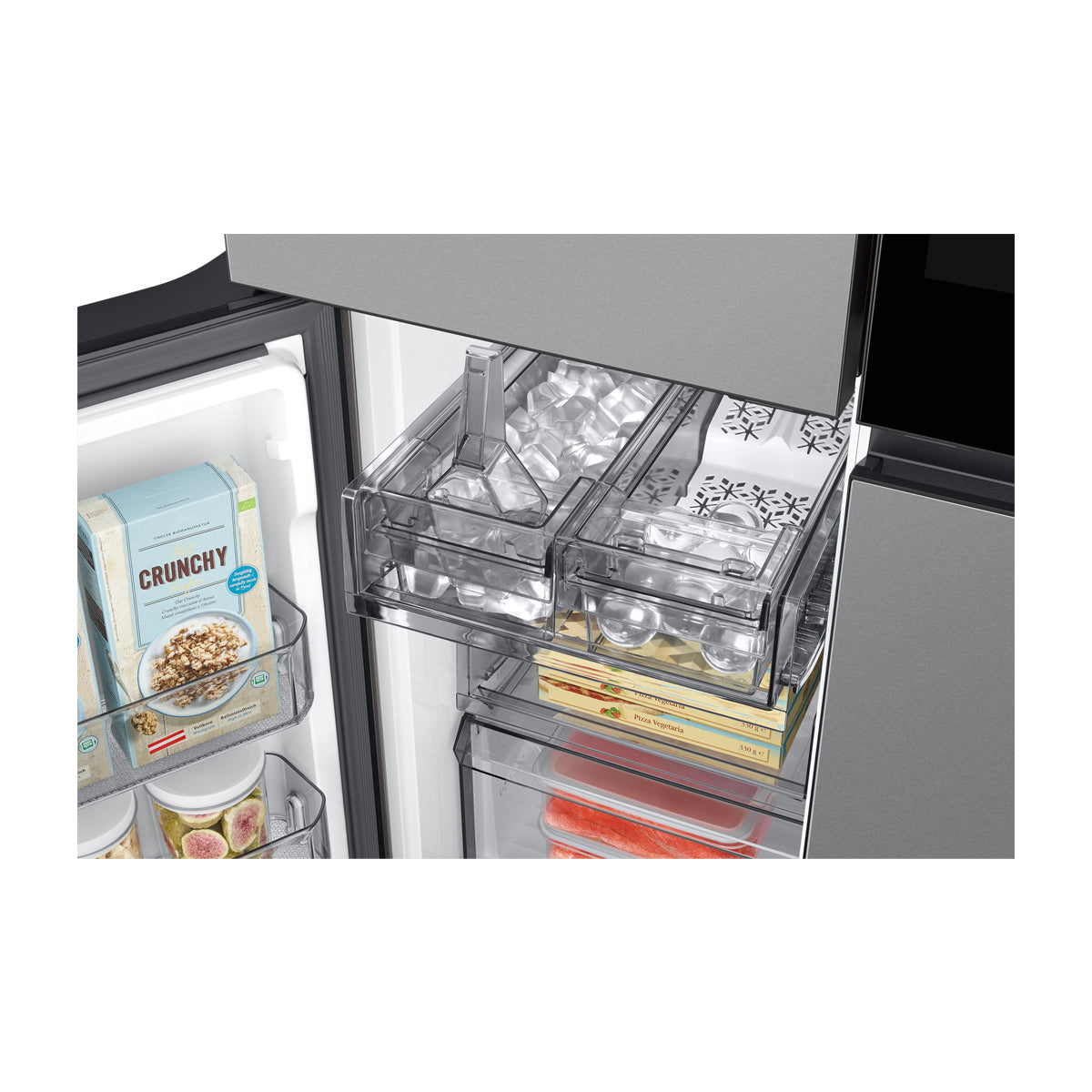 Samsung BESPOKE Refrigeradora Cross Door de 4 Puertas Digital Inverter | Family Hub | Triple Cooling | Dual Ice Maker | Beverage Center | 28.60p3