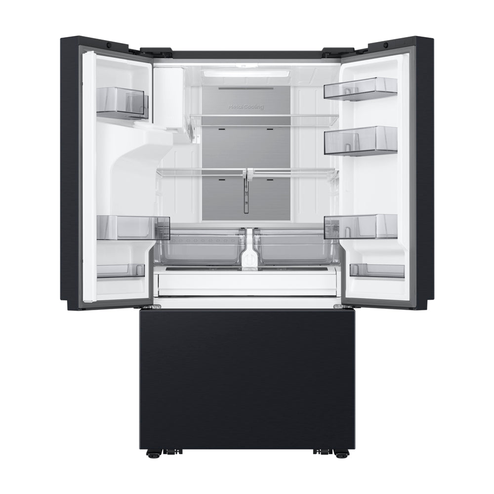 Samsung Refrigeradora French Door Digital Inverter de 3 Puertas | Family Hub | WiFi | Bluetooth | Metal Cooling | SpaceMax | Dual Ice Maker | Dispensador de Agua y Hielo | 30p3 | Negro