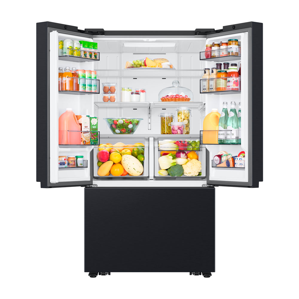 Samsung Refrigeradora French Door Digital Inverter de 3 Puertas | All-Around Cooling | SpaceMax | Dual Ice Maker | 31.18p3 | Negro