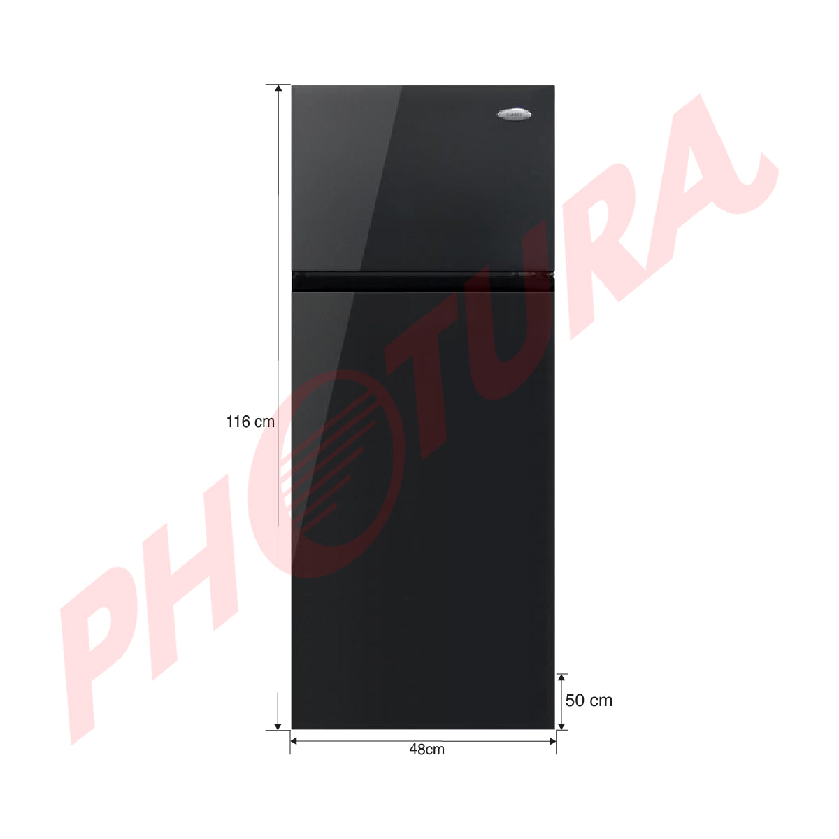 Sankey Refrigeradora Top Freezer | Rápido Enfriamiento | Control de Temperatura | 4.41p3 | Negro