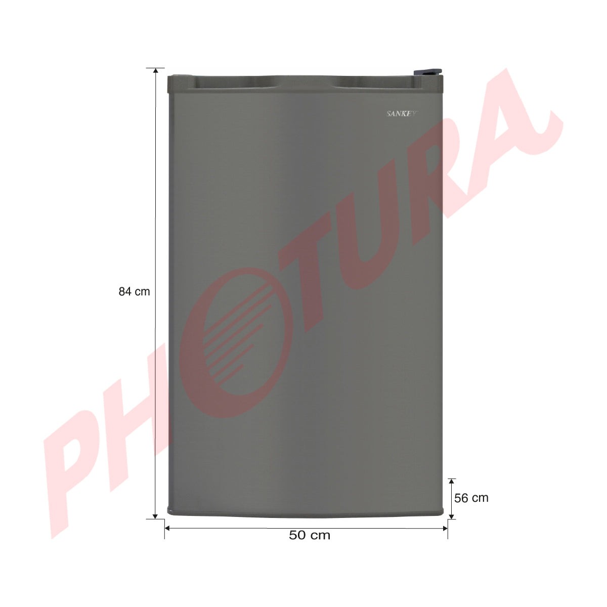 Sankey Refrigeradora Compacta de 1 Puerta | Enfriamiento Supremo | Control de Temperatura | 4.31p3 | Gris