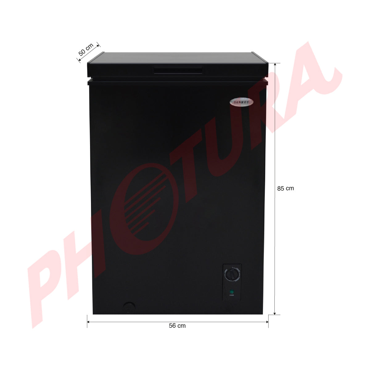 Sankey Congelador Horizontal de 3.50p3 | Negro