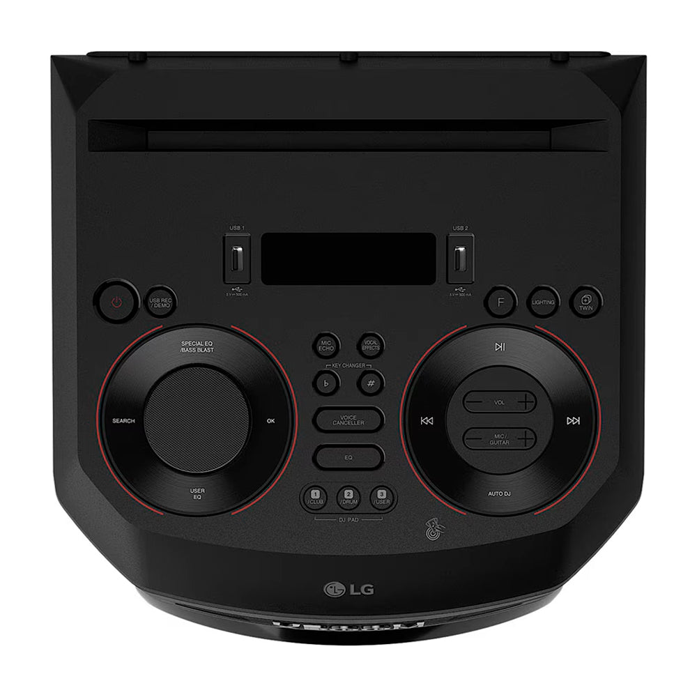 LG Equipo de Sonido | Super Bass Boost | DJ Pad | Karaoke | Luces LED | Multi Bluetooth