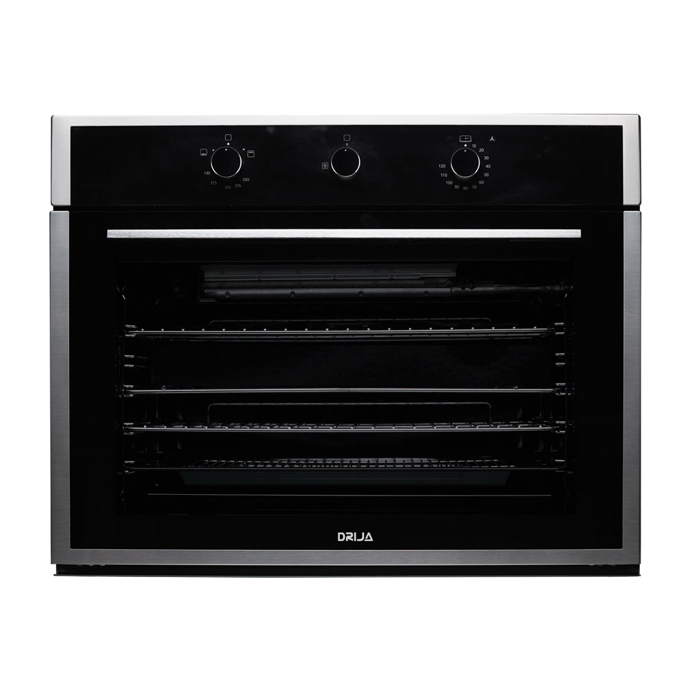 Drija Roma 76 Gas Horno Multifuncional Empotrable a Gas | Puerta de Triple Vidrio | 250°C