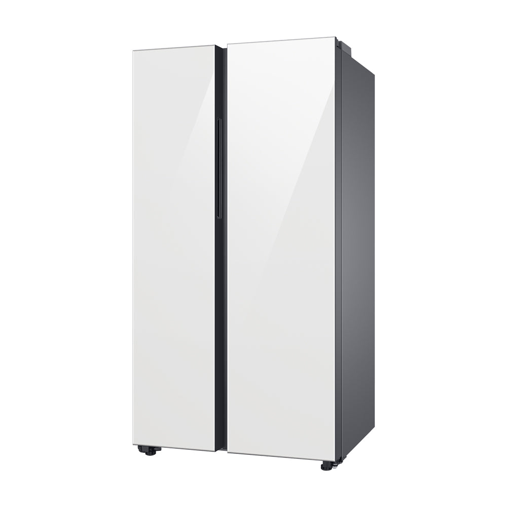 Samsung BESPOKE Refrigeradora Side By Side Digital Inverter | All Around Cooling | SpaceMax | Ice Maker | 22.60p3 | Clean White