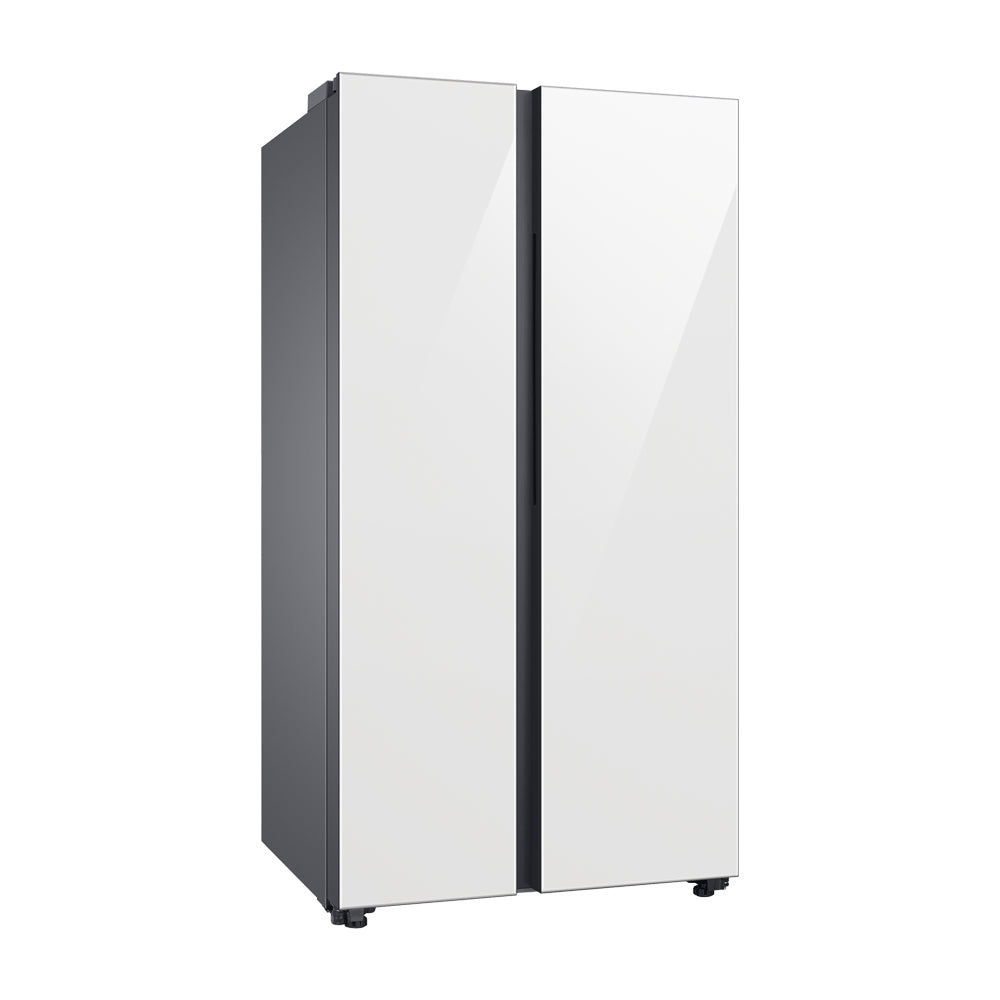 Samsung BESPOKE Refrigeradora Side By Side Digital Inverter | All Around Cooling | SpaceMax | Ice Maker | 22.60p3 | Clean White