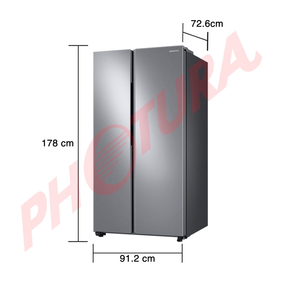 Samsung Refrigeradora Side By Side Digital Inverter | All-Around Cooling | SpaceMax | Power Cool | 22.7p3