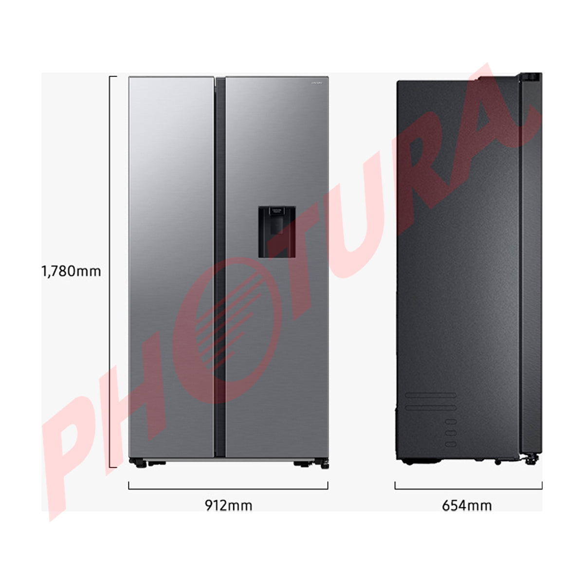 Samsung Refrigeradora Side By Side Digital Inverter | All Around Cooling | SpaceMax | Dispensador de Agua | 20.4p3