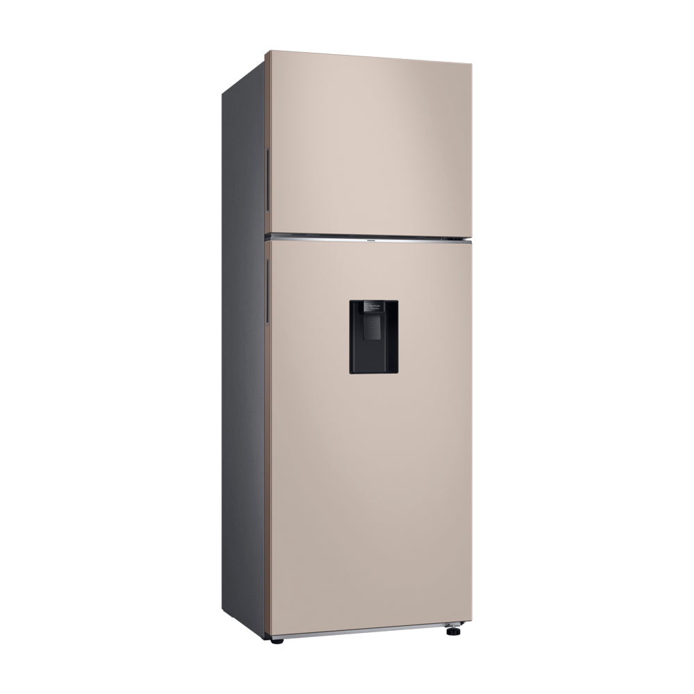 Samsung BESPOKE Refrigeradora Top Freezer Digital Inverter | All-Around Cooling | OptimalFresh+ | AI Energy | Dispensador de Agua | 18.47p3 | Beige