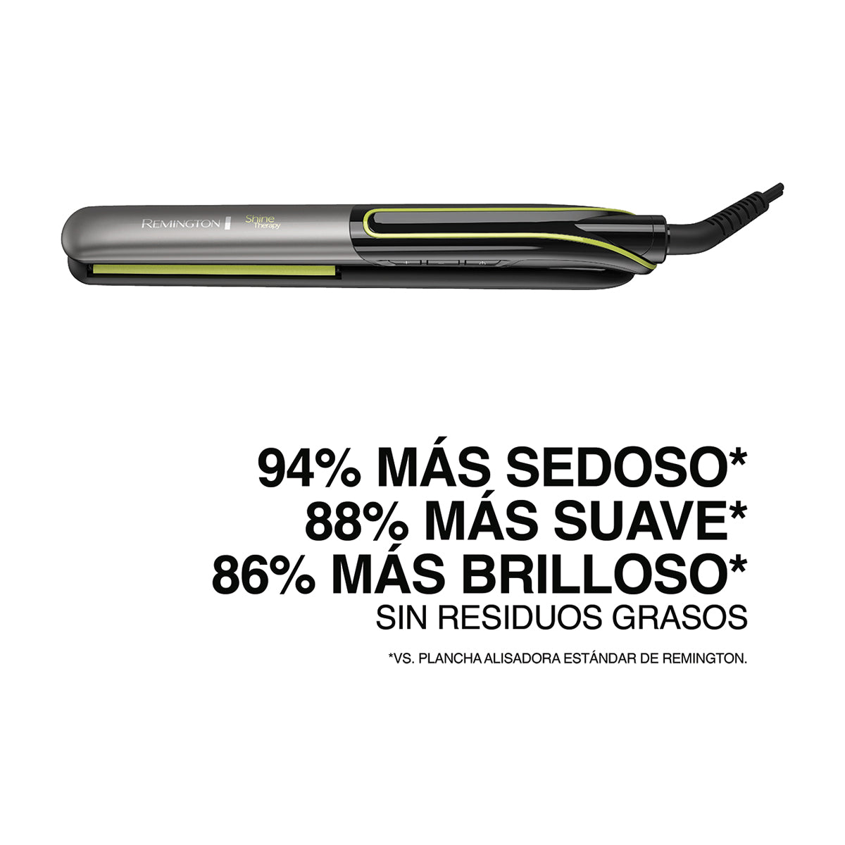 Remington Shine Therapy Plancha Alisadora para el Cabello de Cerámica | Aguacate y Macadamia | 1" | Verde