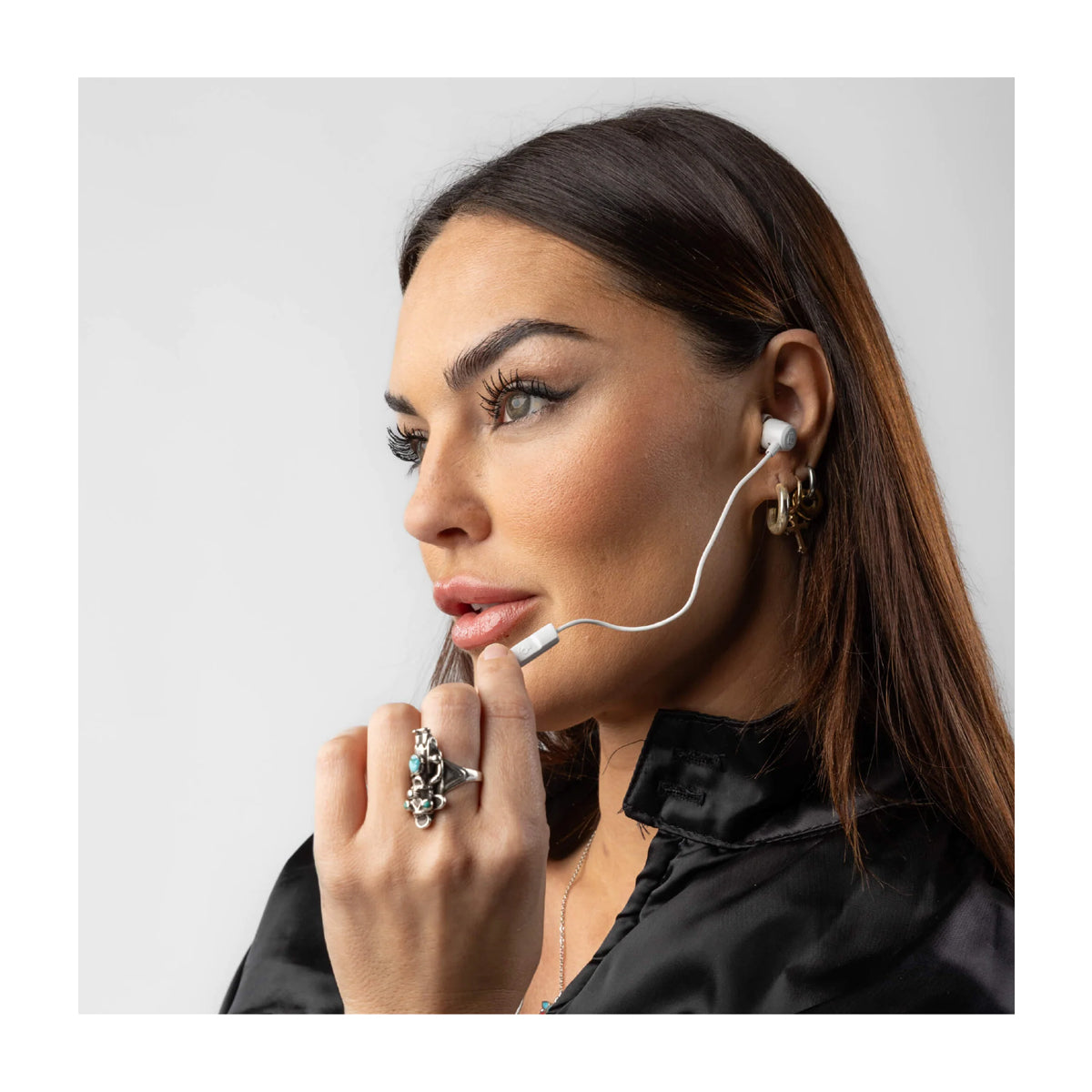 Skullcandy Jib USB C Audífonos de Cable | Bone