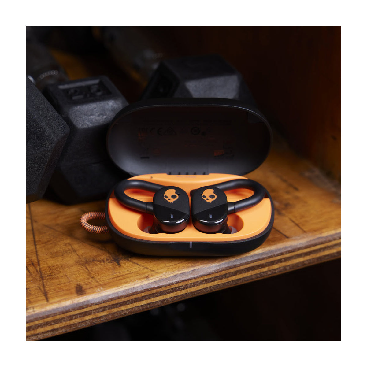 Skullcandy Push Play Active Audífonos Inalámbricos Bluetooth | Negro Naranja
