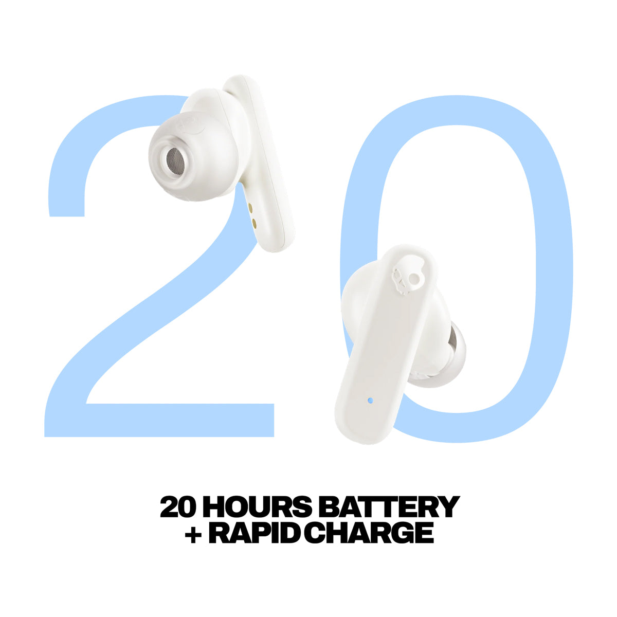 Skullcandy Smokin Buds True Wireless Audífonos Inalámbricos Bluetooth | Bone