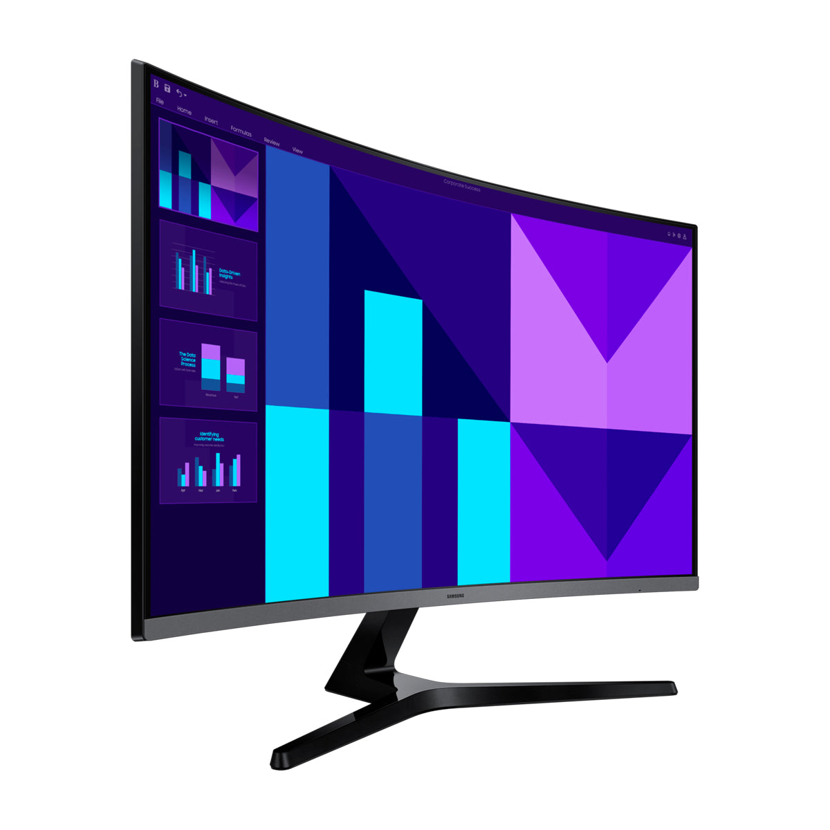 Samsung Essential S39GD Monitor Curvo VA LED Full HD de 32" | Flicker Free | Game Mode | Contrast Ratio