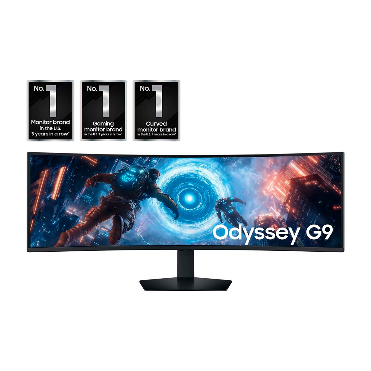 Samsung Odyssey G9 Monitor Gaming Curvo Ultra Wide VA DQHD HDR600 / HDR10+ de 49" | 1000R | AMD FreeSync Premium Pro | 144Hz | 1ms