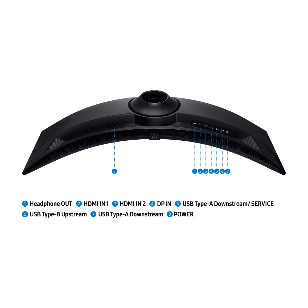 Samsung Odyssey G9 Monitor Gaming Curvo Ultra Wide VA DQHD HDR600 / HDR10+ de 49" | 1000R | AMD FreeSync Premium Pro | 144Hz | 1ms