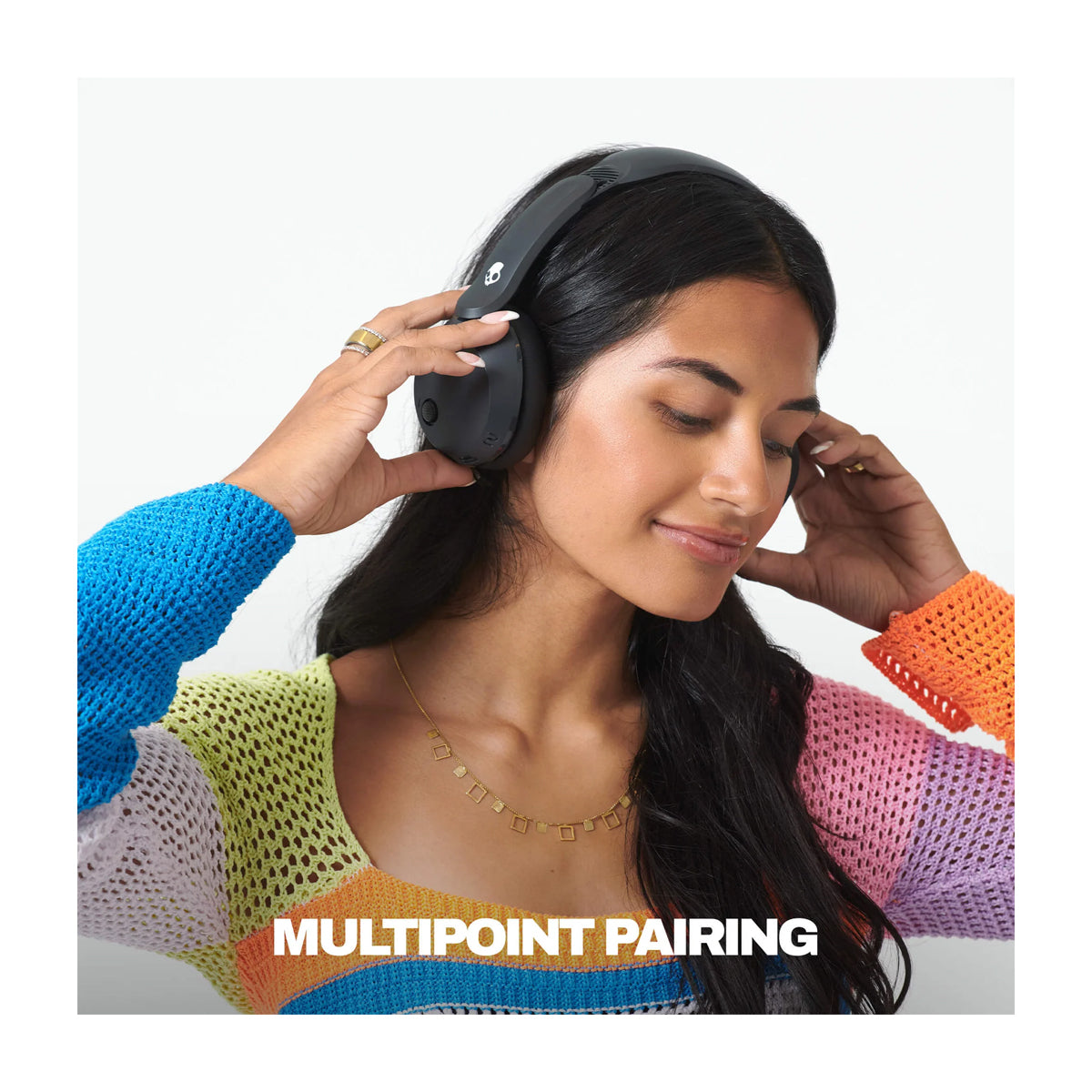 Skullcandy Icon 180 Audífonos Inalámbricos Bluetooth On-Ear | Negro