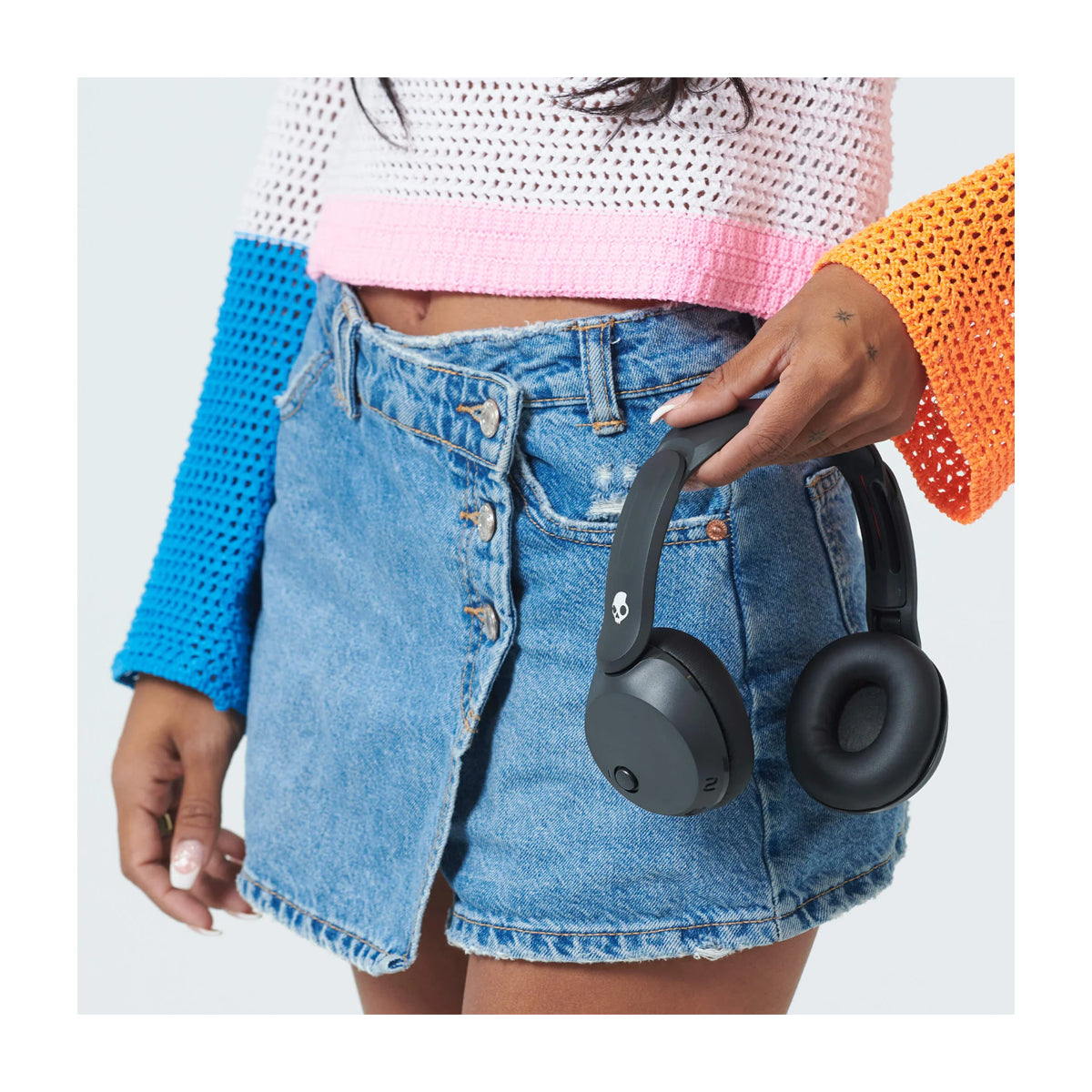 Skullcandy Icon 180 Audífonos Inalámbricos Bluetooth On-Ear | Negro