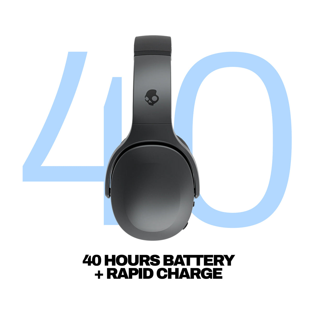 Skullcandy Crusher 540 Active Audífonos Inalámbricos Bluetooth Over-Ear | Coal