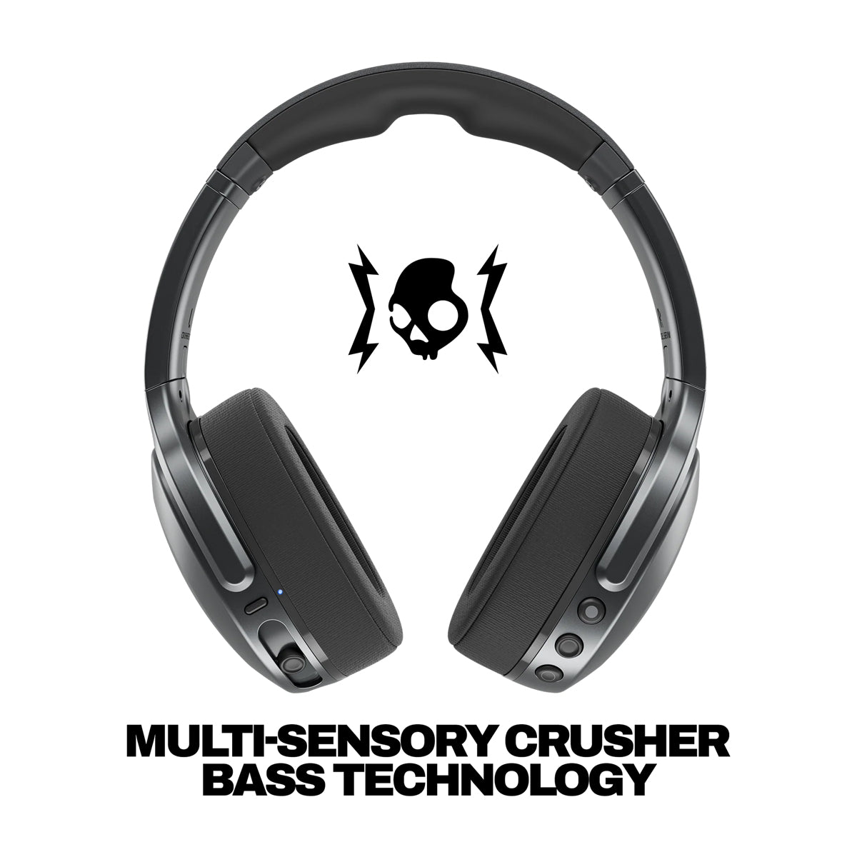 Skullcandy Crusher 540 Active Audífonos Inalámbricos Bluetooth Over-Ear | Coal