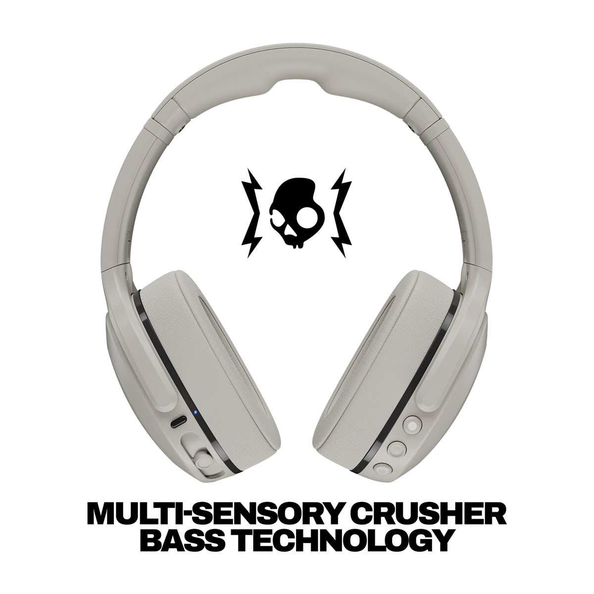 Skullcandy Crusher 540 Active Audífonos Inalámbricos Bluetooth Over-Ear | Concrete