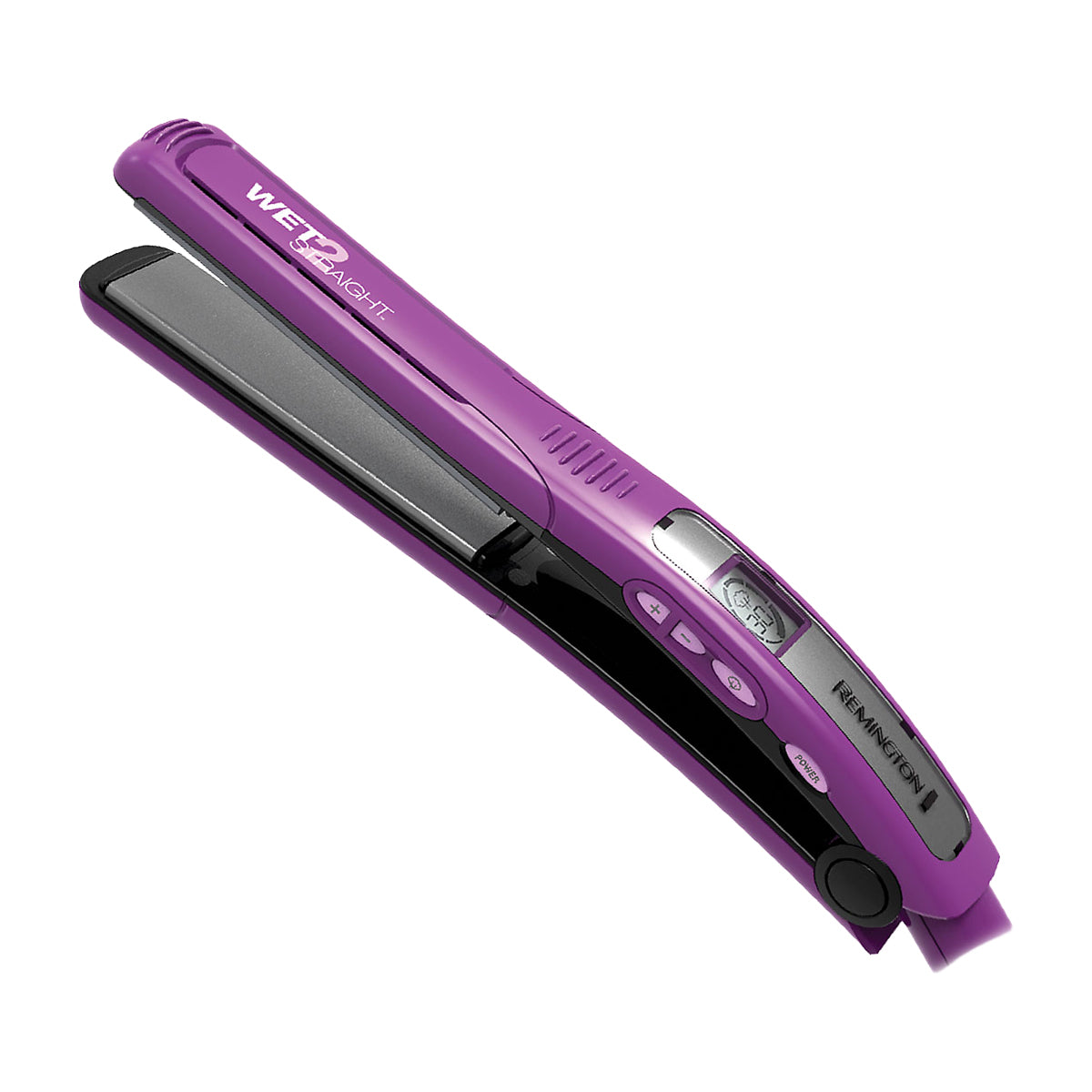 Remington Wet 2 Straight Plancha Secadora y Alisadora para el Cabello de Cerámica Turmalina | Smooth Techology | 1" | Morado