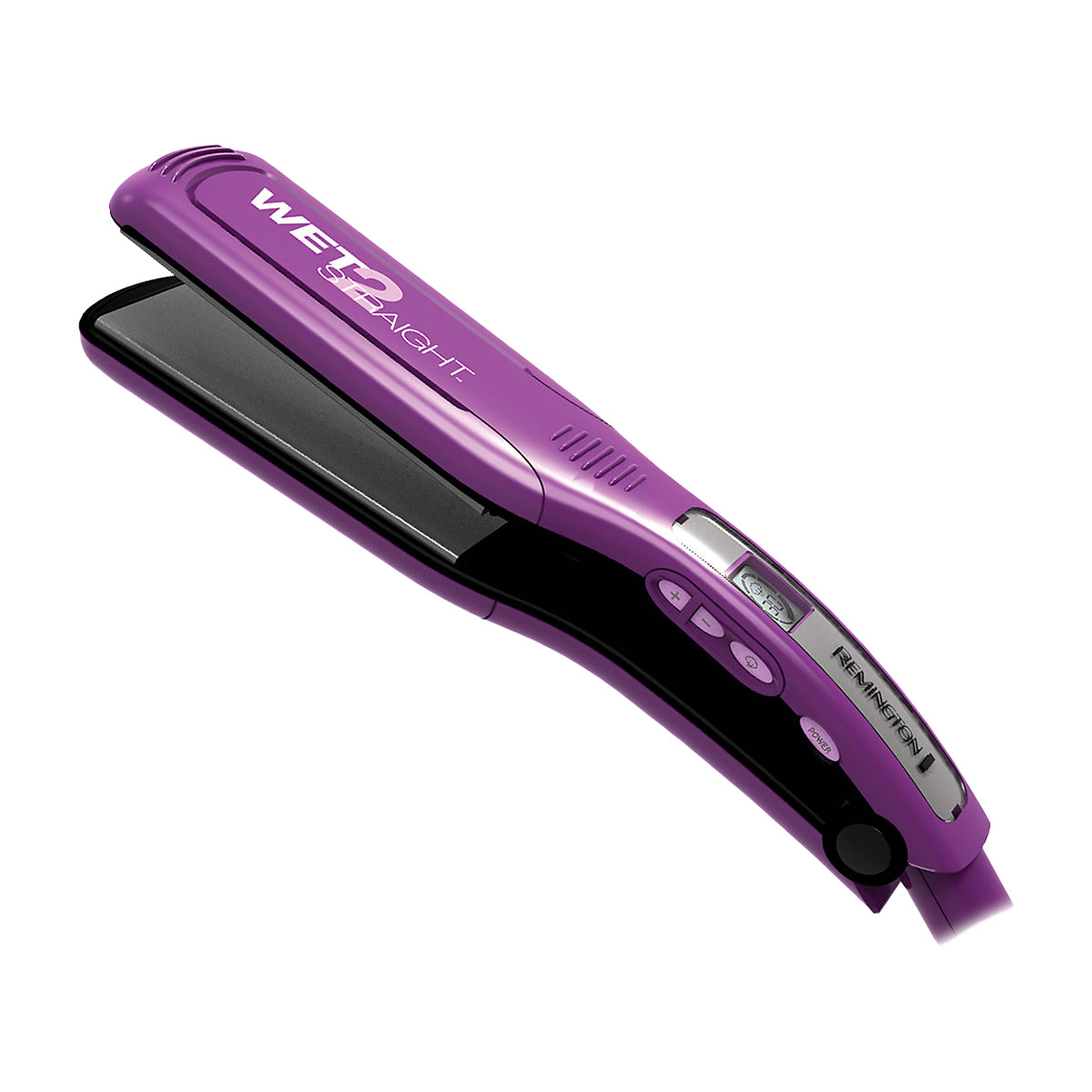 Remington Wet 2 Straight Plancha Secadora y Alisadora para el Cabello de Cerámica Turmalina | Smooth Techology | 2" | Morado