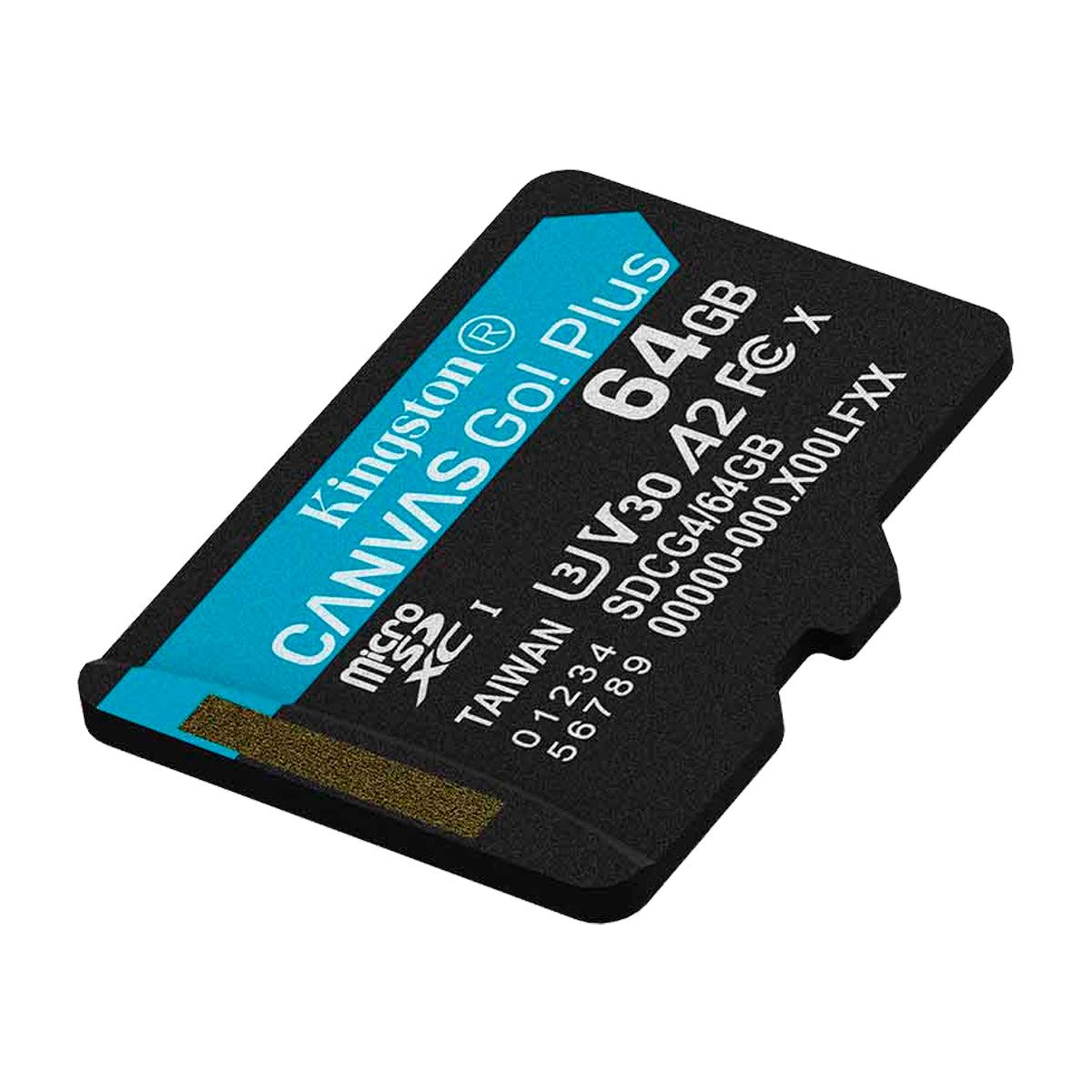 Kingston Memoria Micro SDXC de 64GB + Adaptador | UHS-I | V30 | U3 | Clase 10 | 200MB/s