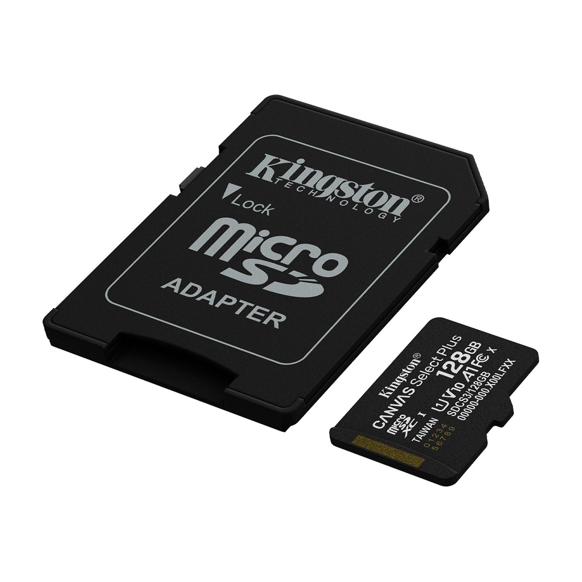 Kingston Memoria Micro SDXC de 128GB + Adaptador | UHS-I | V10 | U1 | Clase 10 | 150MB/s