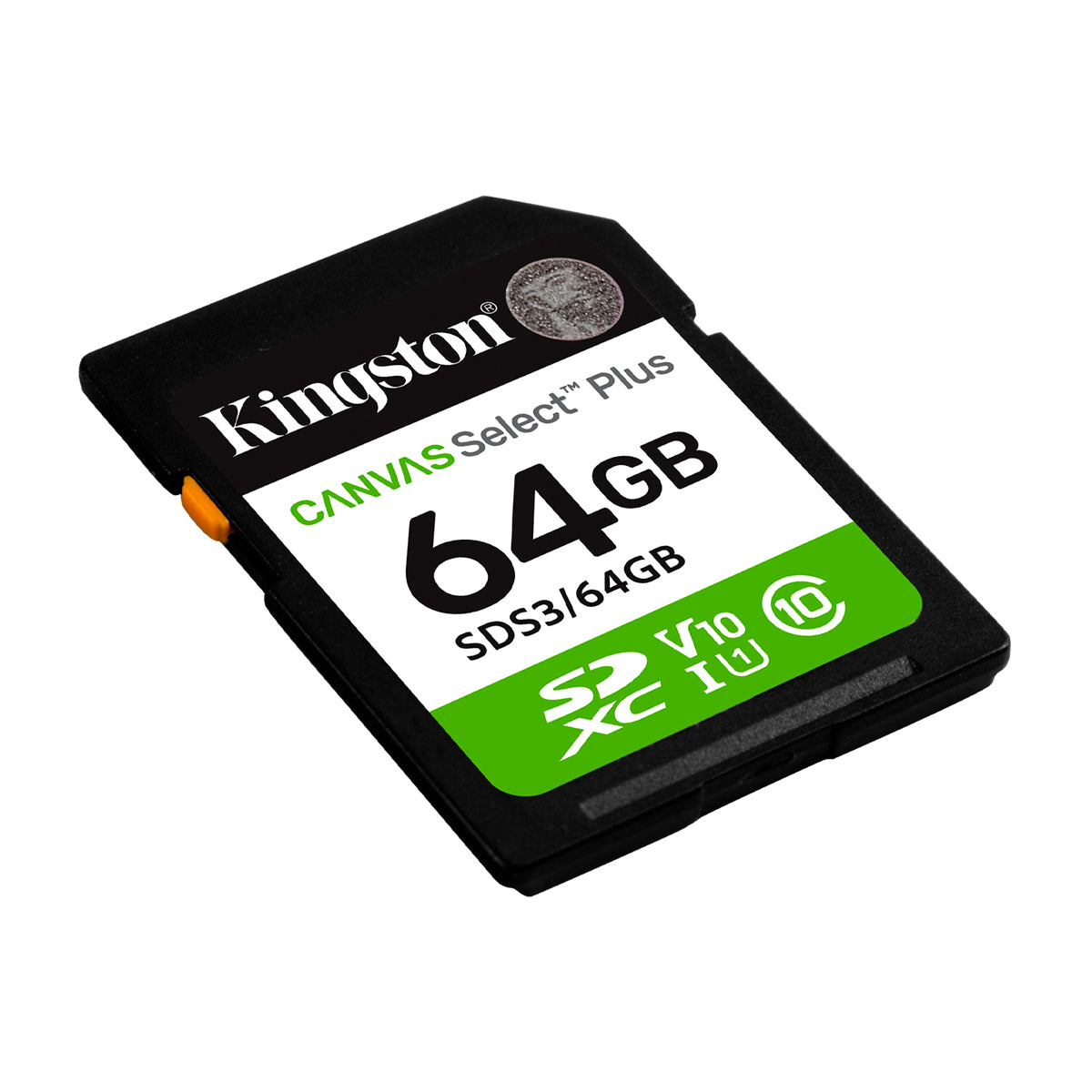 Kingston Memoria SDXC de 64GB | UHS-I | V10 | U1 | Clase 10 | 100MB/s