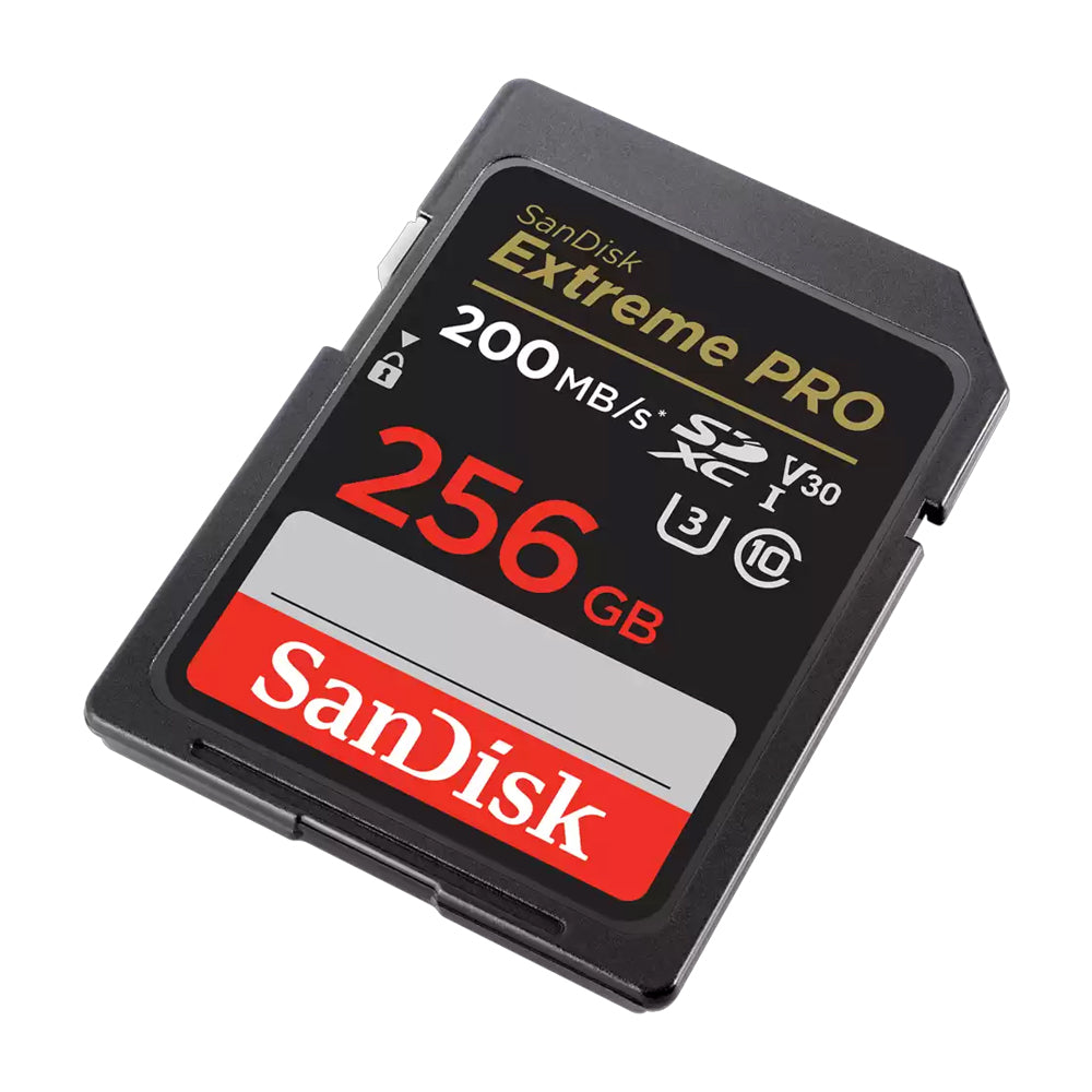 Sandisk Memoria SDXC de 256GB | UHS-I | V30 | U3 | Clase 10 | 200MB/s