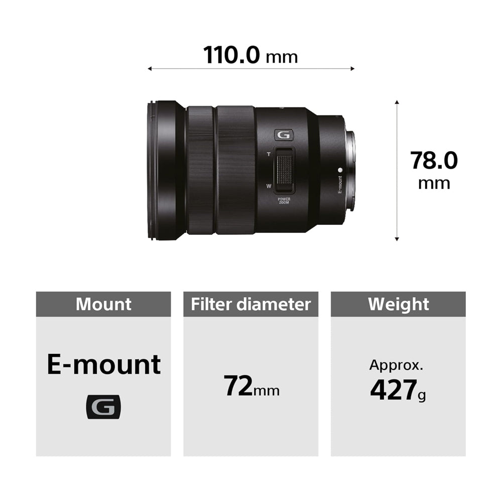 Sony Lente E PZ 18-105mm f/4 G OSS