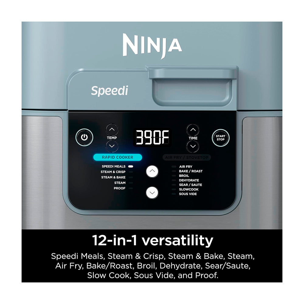 Ninja Speedi Olla Rápida Multifuncional 12-en-1 de 5.7L | Speedi Meals | Comidas de 15 Minutos | Freidora de Aire | Gris