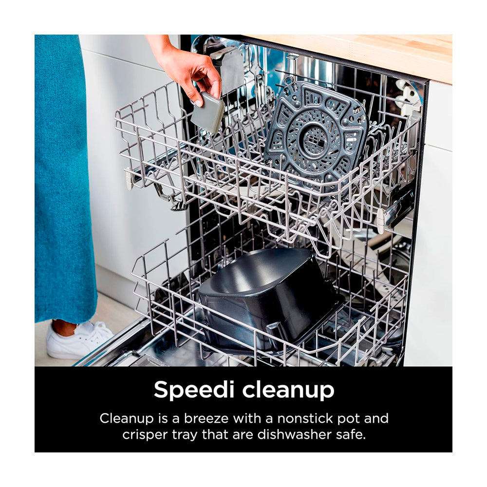 Ninja Speedi Olla Rápida Multifuncional 12-en-1 de 5.7L | Speedi Meals | Comidas de 15 Minutos | Freidora de Aire | Gris