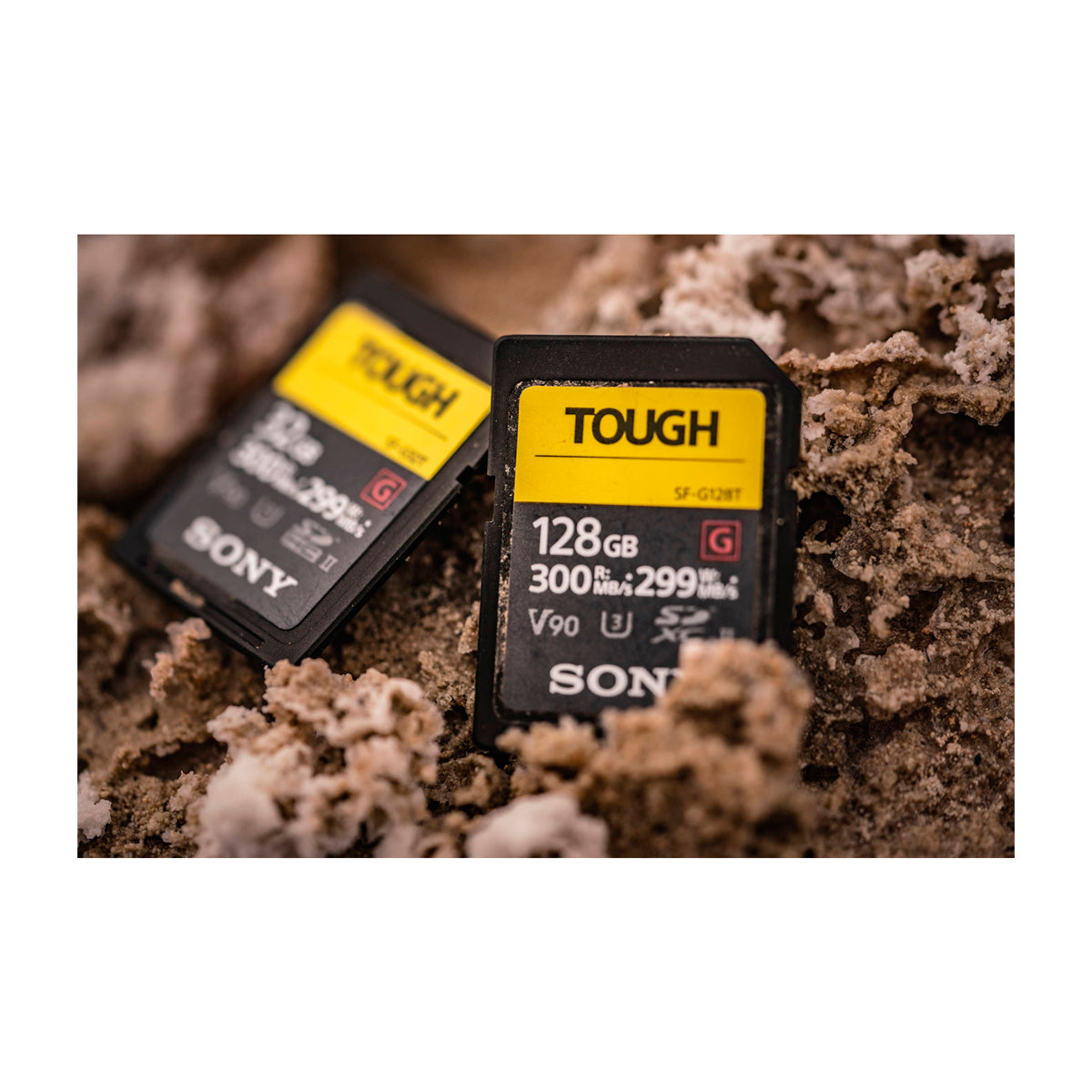 Sony TOUGH SF-G Memoria SDXC de 128GB | UHS-II | V90 | U3 | Clase 10 | 300Mb/s